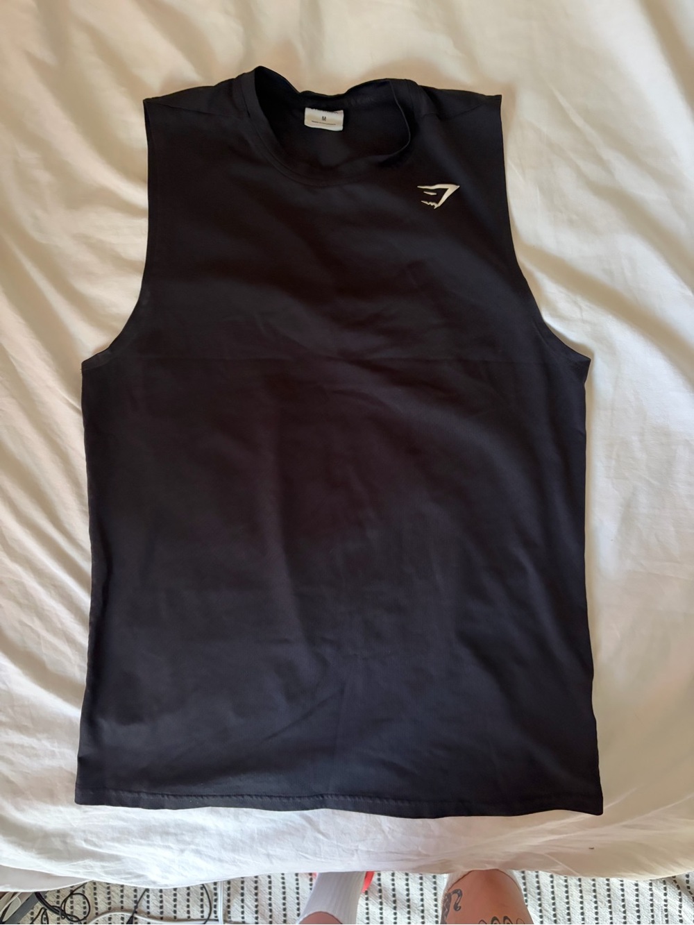 Gymshark Men’s Black Sleeveless Training Top